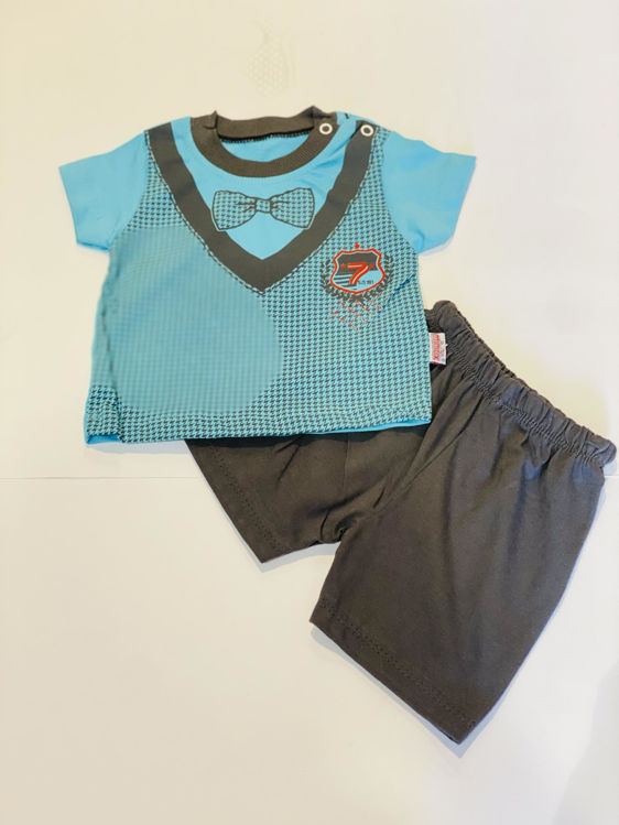 Picture of 8190 BABY BOYS 100% COTTON TWO PIECE SET